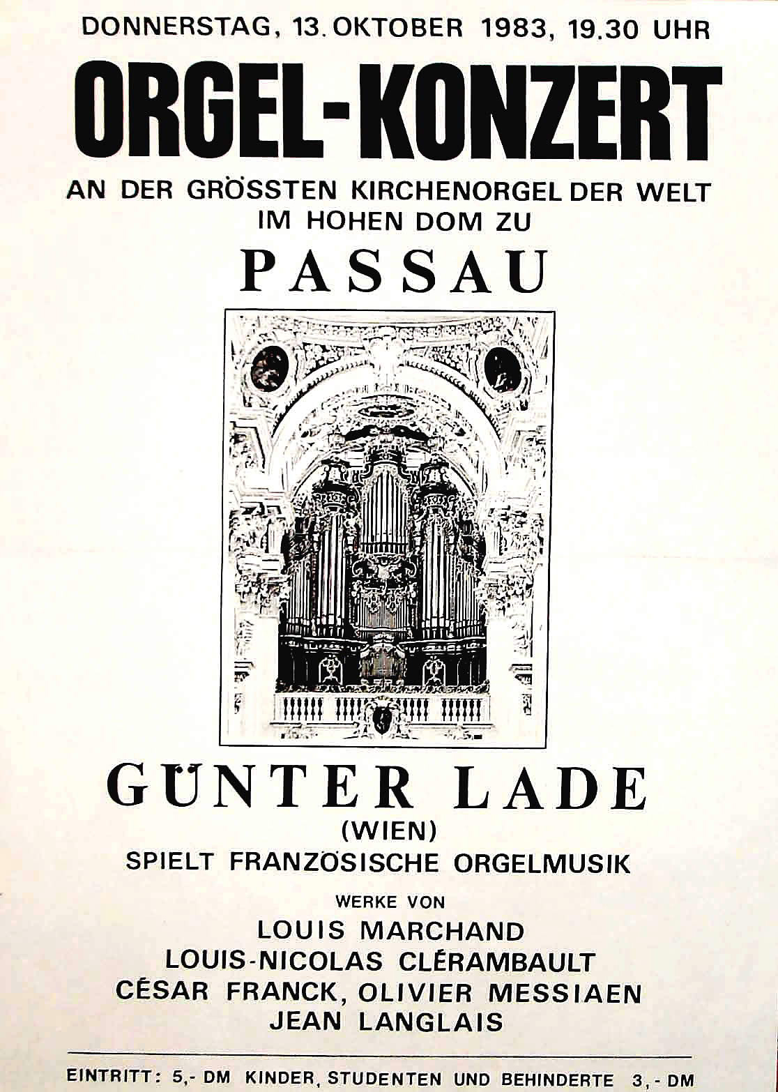Gnter Lade - Passau, Dom