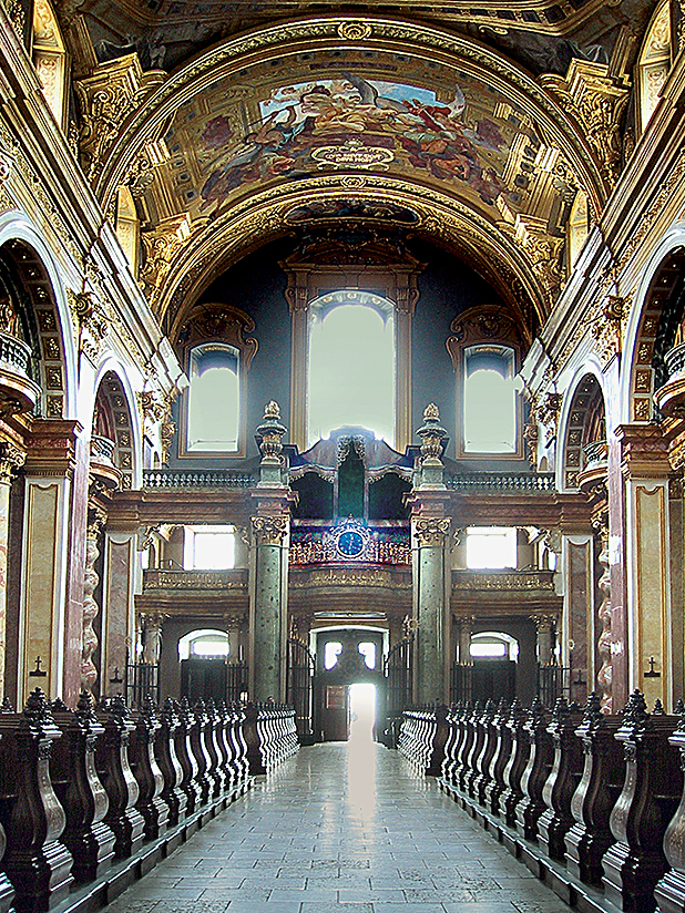 Wien, Jesuitenkirche - alte Orgel